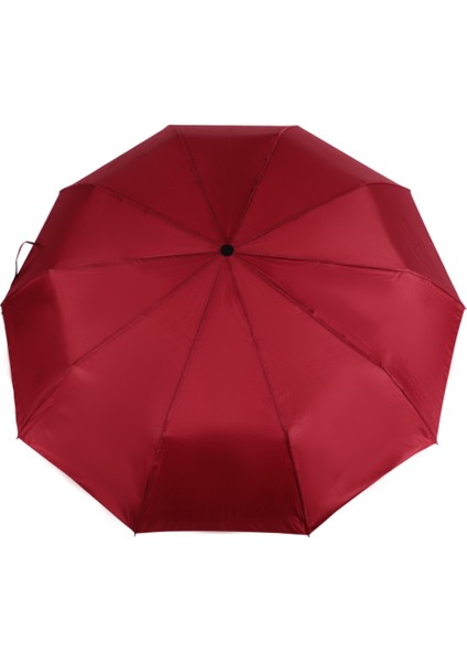 Moods Up Premium Bordo Otomatik Şemsiye, Rüzgara Dayanıklı, Hızlı Kuruyan, Hafif, Kılıflı