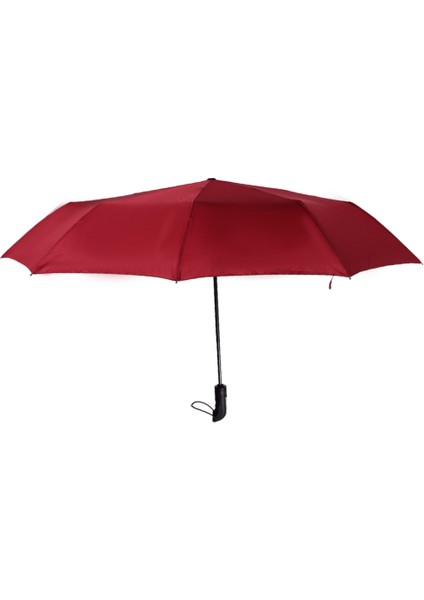 Moods Up Premium Bordo Otomatik Şemsiye, Rüzgara Dayanıklı, Hızlı Kuruyan, Hafif, Kılıflı