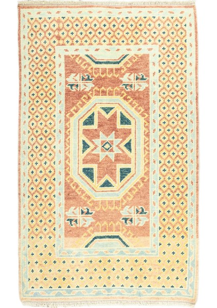 Granada Yıldız Desenli Yün Halı 95 x 158 cm