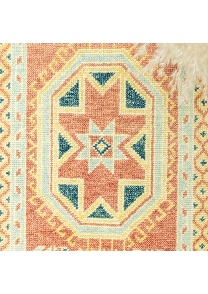 Granada Yıldız Desenli Yün Halı 95 x 158 cm
