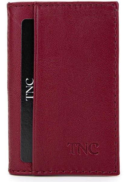 Unisex Hakiki Deri Bordo Kartlık 688 4031D Czdn SK24-25 Bordo Dr