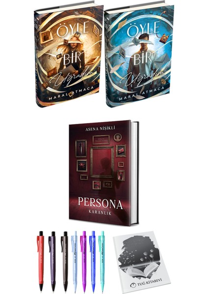 Öyle Bir Uğradım 2li Set (Ciltli) ve Persona Karanlık (Ciltli) Asena Nişikli