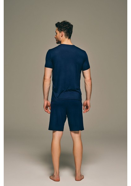 Erkek Modal Bisiklet Yaka Kısa Kollu T-Shirt fırsatları