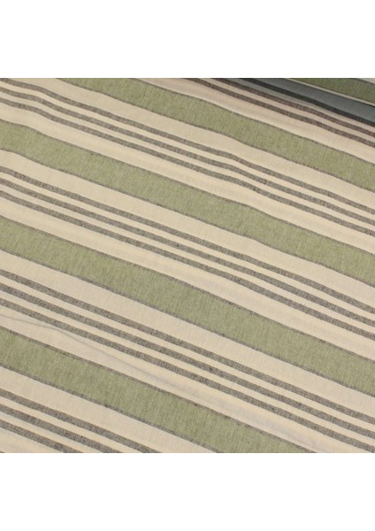 Yeşil Gri Doğal Nevresimlik Pamuk Kumaş