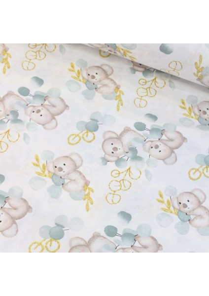 Koala Mint Balon Nevresimlik Poplin Kumaş- cm lh