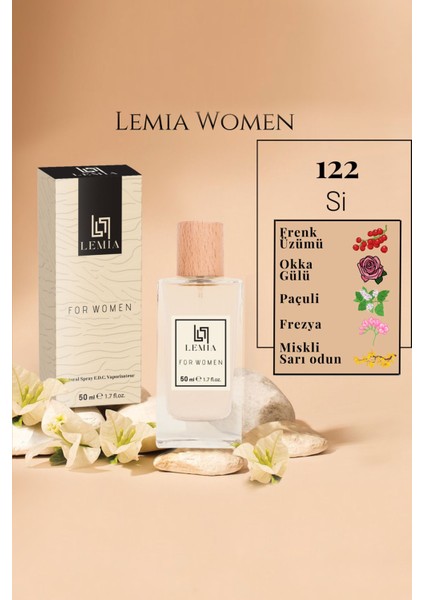 122 Si Kadın Edc 50 ml