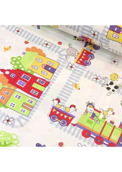 Çocuk Dünyası Nevresimlik Poplin Kumaş-Dstr