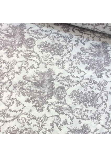 Lila Mitoloji Melekler Nevresimlik Poplin Kumaş-Tknhm