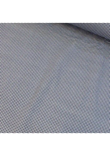 Lacivert Pötikare Nevresimlik Poplin Kumaş-Tkhm