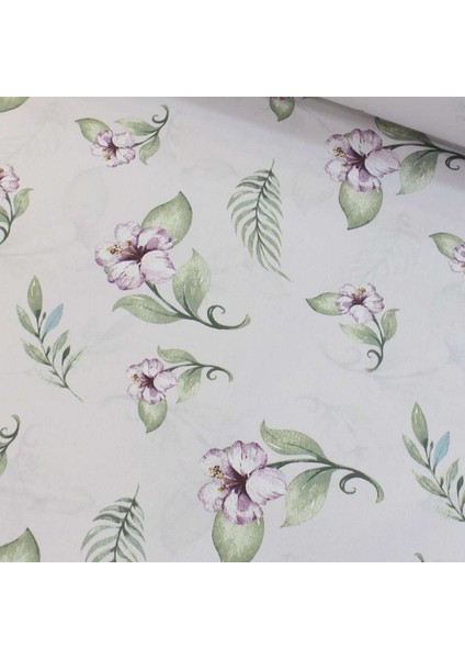 Lila Lilyum Nevresimlik Poplin Kumaş- cm lh