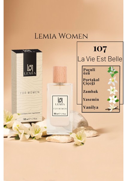 107 La Bella Lucy Kadın Edc 50ml