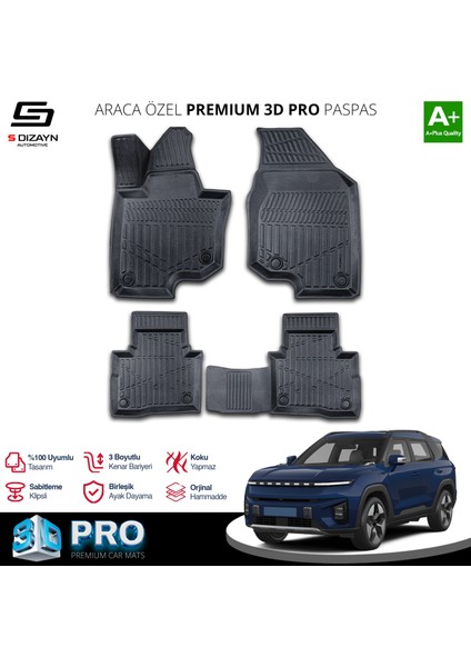 Ssangyong Torres Evx 3D Pro Havuzlu Paspas 2023 Üzeri A+ Kalite