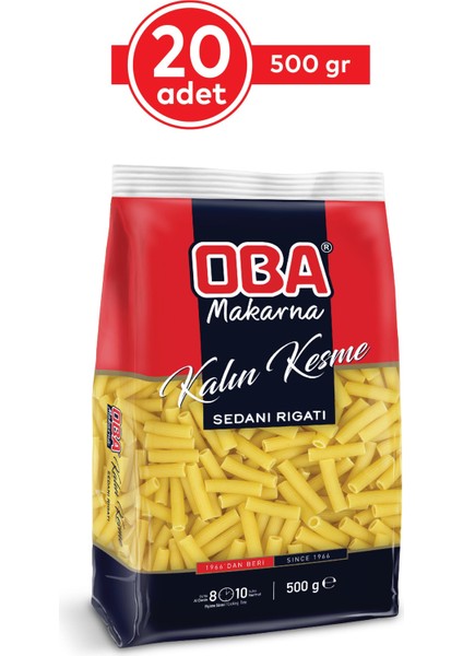 Kalın Kesme Makarna 500 gr (20'li Paket)