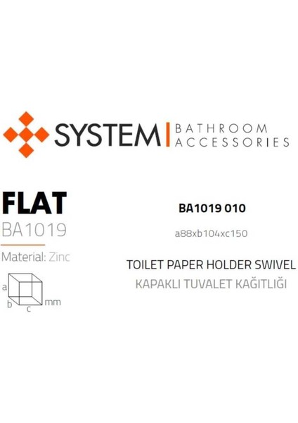 Dorado Kapaklı Tuvalet Kağıtlığı Nikel Saten Inox (BA1020 010 Nbm)