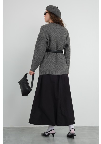 Örümcek Örgülü Kazak Antrasit modelleri