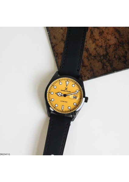 DK254112 Deri Kordonlu Erkek Kol Saati modelleri
