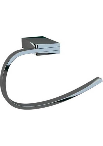 Defne Açelya Oval Havluluk Krom (40310) - (DEF213)