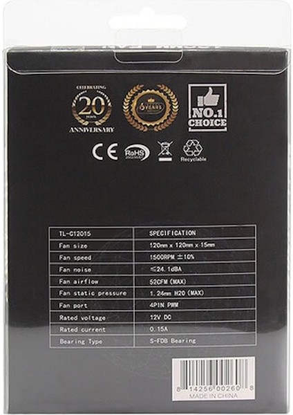 TL-C12015 120MM Kasa Fanı