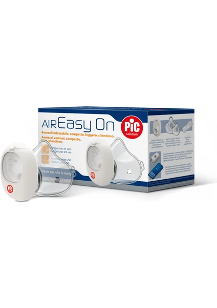 Pic Solution AirEasy On Mesh Taşınabilir Hafif Nebulizatör Cihazı