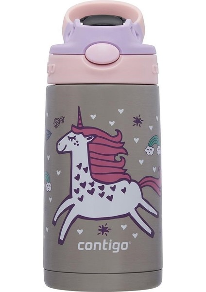 Gizmo Dragon Çelik Çocuk Suluğu 420ML - Pembe