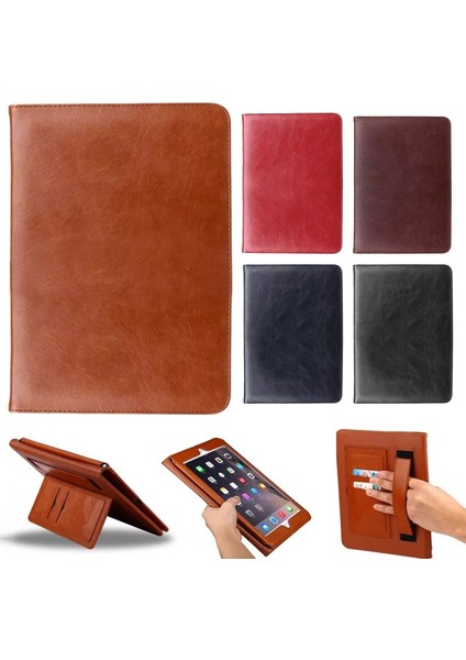 iPad Mini 4 / Mini 5 Standlı Kartlıklı Premium Tablet Kılıfı