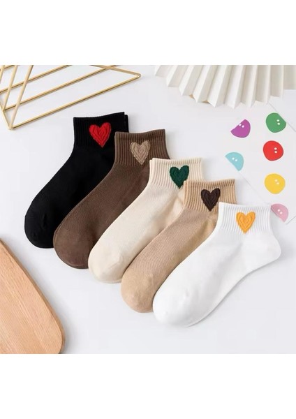 Kalpli Patik Bilek Çorap Seti 5'li
