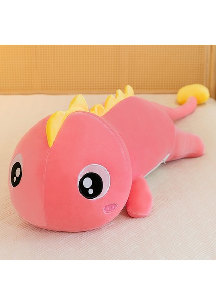 Büyük Gözlü Dinozor Peluş Bebek Yastık Başucu Yastığı Sevimli Bebek Oyuncak 150 cm (Yurt Dışından)