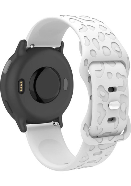 Samsung Galaxy Watch Active 2/gear Sport/s2 Classic/watch 3 41MM Uyumlu Leopar Desenli Siliko Kordon fiyatları