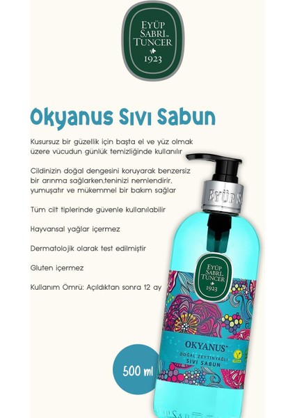 Okyanus Sıvı ve Köpük Sabun 500ML, Kolonya 1lt, Oda Kokusu 500ML ve Rosie Pamuk indirimleri
