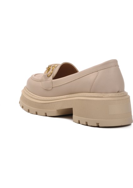Poliüretan Bej Cilt Kadın Günlük Ayakkabı fırsatları