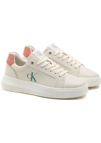 Kadın Chunky Taban CK Logo Beyaz Sneaker indirimleri