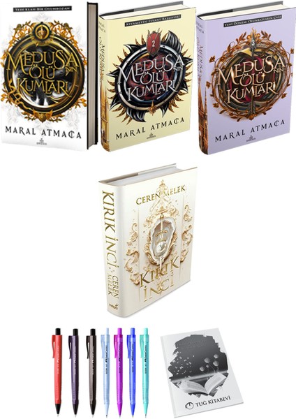 Medusanın Ölü Kumları 3lü Set (Ciltli) ve Kırık Inci (Ciltli)
