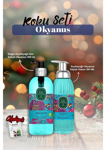 Okyanus Köpük ve Sıvı Sabun 500ML ve Rosie Pamuk