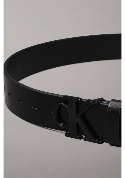 Round Mono Plaque Lthr Belt 35MM fiyatları