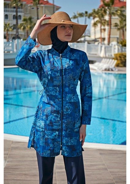 Paraşüt Tam Kapalı Tesettür Mayo R049 Leman