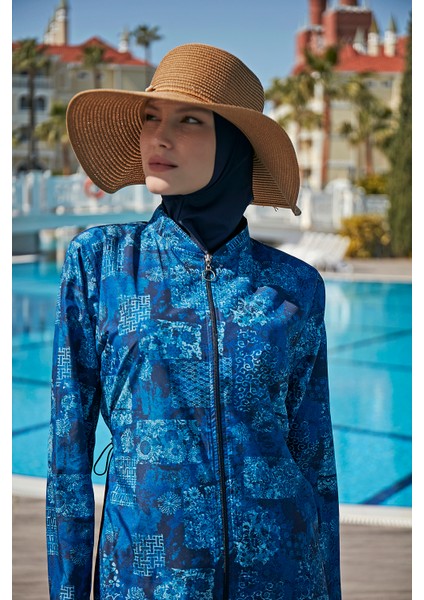 Paraşüt Tam Kapalı Tesettür Mayo R049 Leman fırsatları