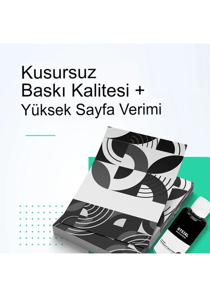 Hp Smart Tank 790 GT53XL Siyah Muadil Mürekkep - 500 ml + modelleri