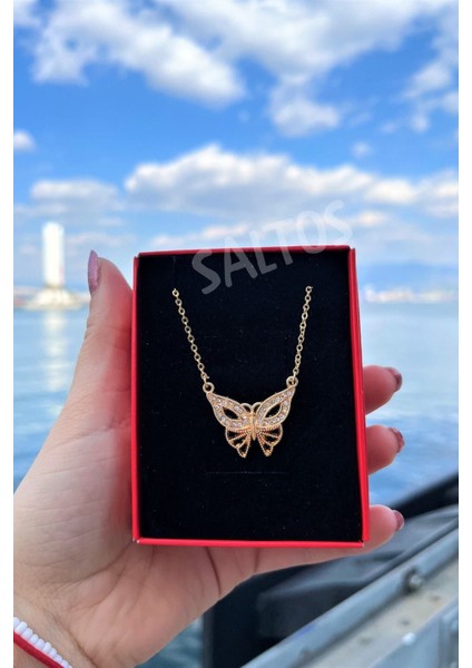Kelebekli Gold Kolye ve Kar Küresi Doğum Günü Hediyesi Sevgiliye Hediye Kolye Küre Arkadaşa Hediye fiyatları