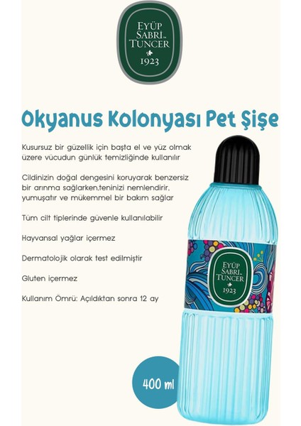 400ML ve 150ML Okyanus Kolonya, Sıvı Sabun 500ML ve Rosie Pamuk modelleri