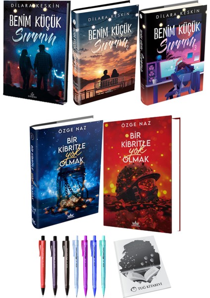 Bir Kibritle Yok Olmak 2li Set (Ciltli) ve Benim Küçük Sırrım 3lü Set (Ciltli)