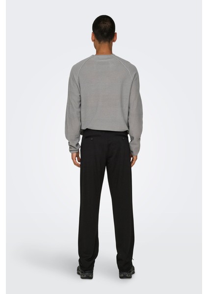 Erkek Onsmark Regular Fit Chino Pantolon 22033199 Siyah indirimleri