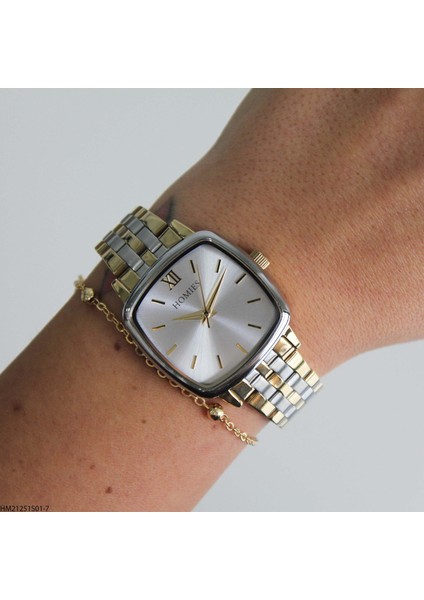 HM21251S01-7 Çelik Kordonlu Kadın Kol Saati modelleri