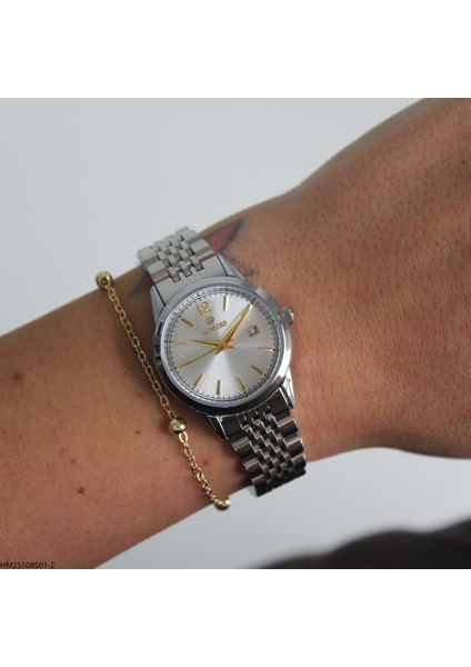 HM25508S01-2 Çelik Kordonlu Kadın Kol Saati modelleri