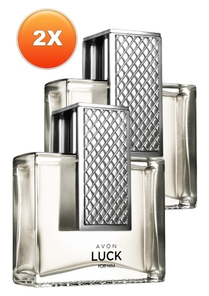 Avon luck Erkek Parfüm Edt 75ml 2 li