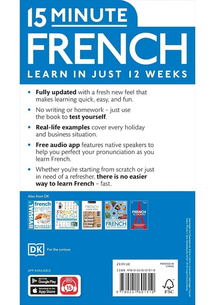 15 Minute French - Dorling Kindersley fiyatları