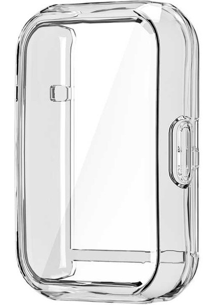 Redmi Band 8 Pro / Band 9 Pro 2li Set Silikon Parlak Renkli Ekran Koruyuculu Kasa Koruyucu +Şeffaf