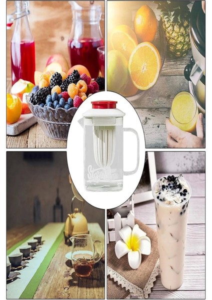 2'li Isıya Dayanıklı Borosilikat Cam Demlik Çelik Filtreli Bitki Çayı Demliği & Kulplu Sürahi 850ML indirimleri