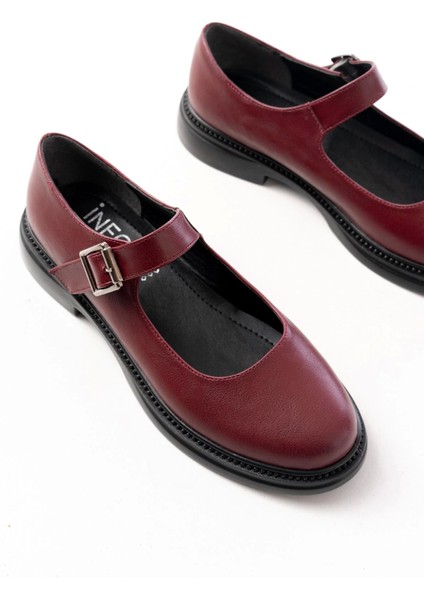 YSN-4444 Bordo Günlük Bayan Ayakkabı modelleri