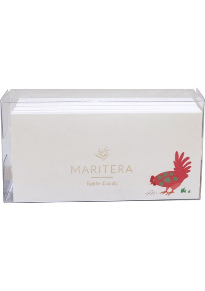 Marıtera Free Range Isim Kartı 9 x 4,5 Tavuk