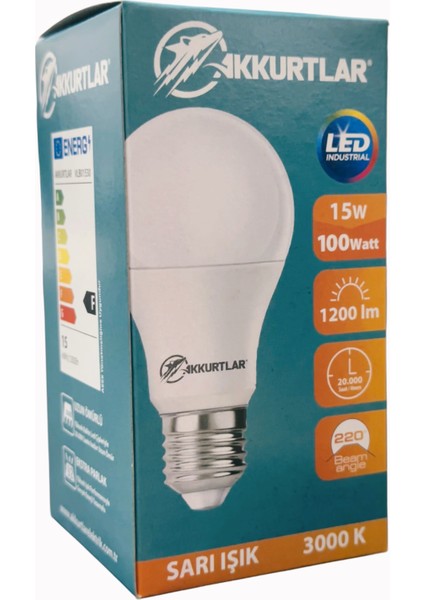 LED Lamba 15W-100W 1200 Lümen Sarı Işık 3000K fiyatları